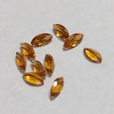 Golden Citrine 6x3mm marquise cut 0.23 cts